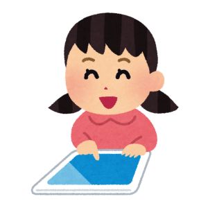 ジャパネットファン タブレット イラスト1