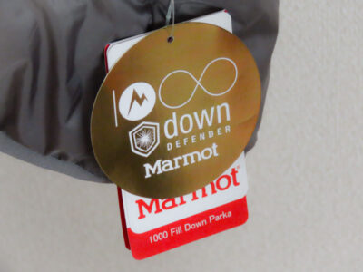 Marmot 1000フィルパワー ダウンジャケット TOMOJL88JT 下げ札1