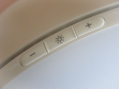 フィリップス ウェイクアップライト SmartSleep HF3519/15 読書灯ボタン
