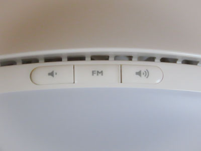 フィリップス ウェイクアップライト SmartSleep HF3519/15 FMラジオボタン