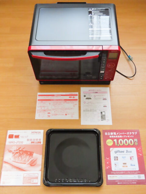 新品本物 【新品】日立 過熱水蒸気オーブンレンジ MRO-JT232 レッド