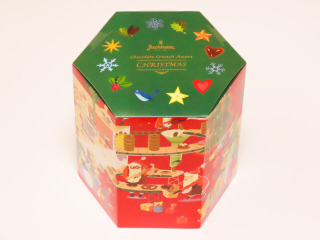 クリスマス チョコレートクランチアソートのパッケージ（表側）