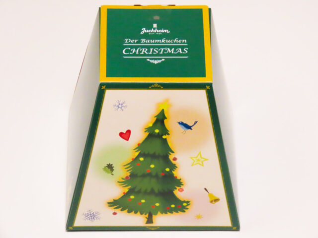 クリスマス デアバウムクーヘンのパッケージ（表側）