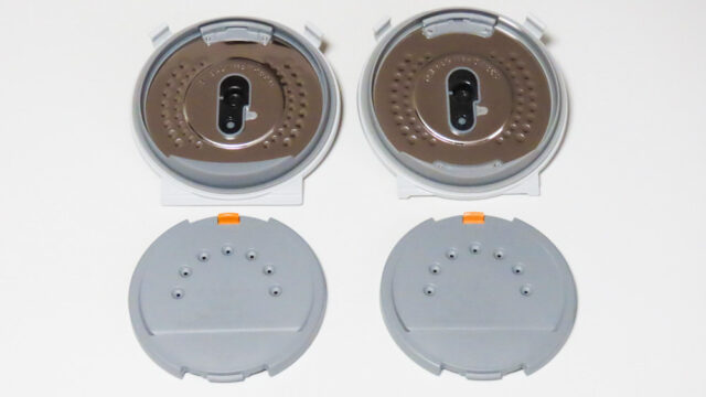日立の炊飯器RZ-TS106MとRZ-TS105Mの給水レスオートスチーマー（分解した状態）